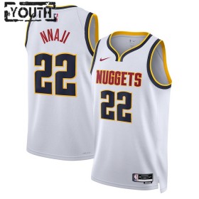 Dres Denver Nuggets Zeke Nnaji 22 Nike 2022-23 Association Edition Bijela Swingman - Dječji